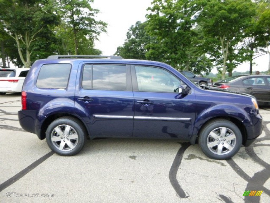 Obsidian Blue Pearl 2013 Honda Pilot Touring 4WD Exterior Photo #83753221