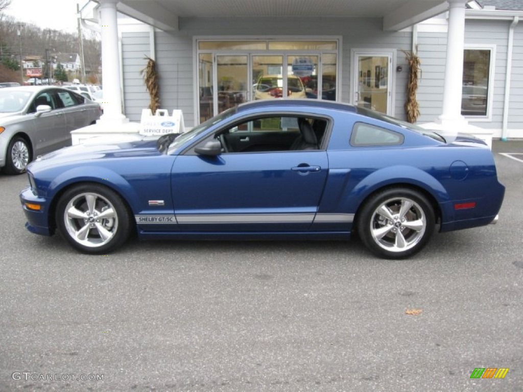 Vista Blue Metallic 2008 Ford Mustang Shelby GT Coupe Exterior Photo #83753578