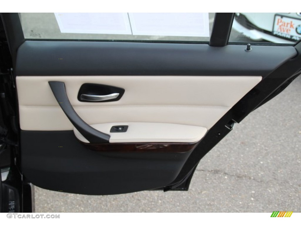 2011 3 Series 335i xDrive Sedan - Jet Black / Oyster/Black Dakota Leather photo #23