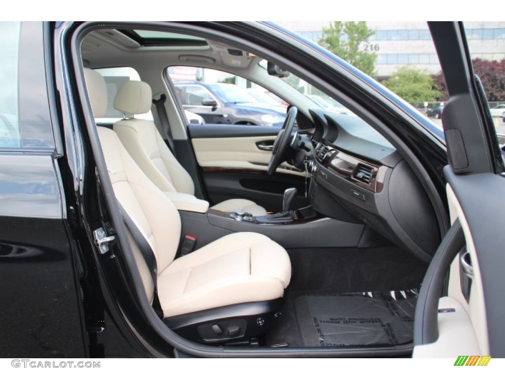 2011 3 Series 335i xDrive Sedan - Jet Black / Oyster/Black Dakota Leather photo #27