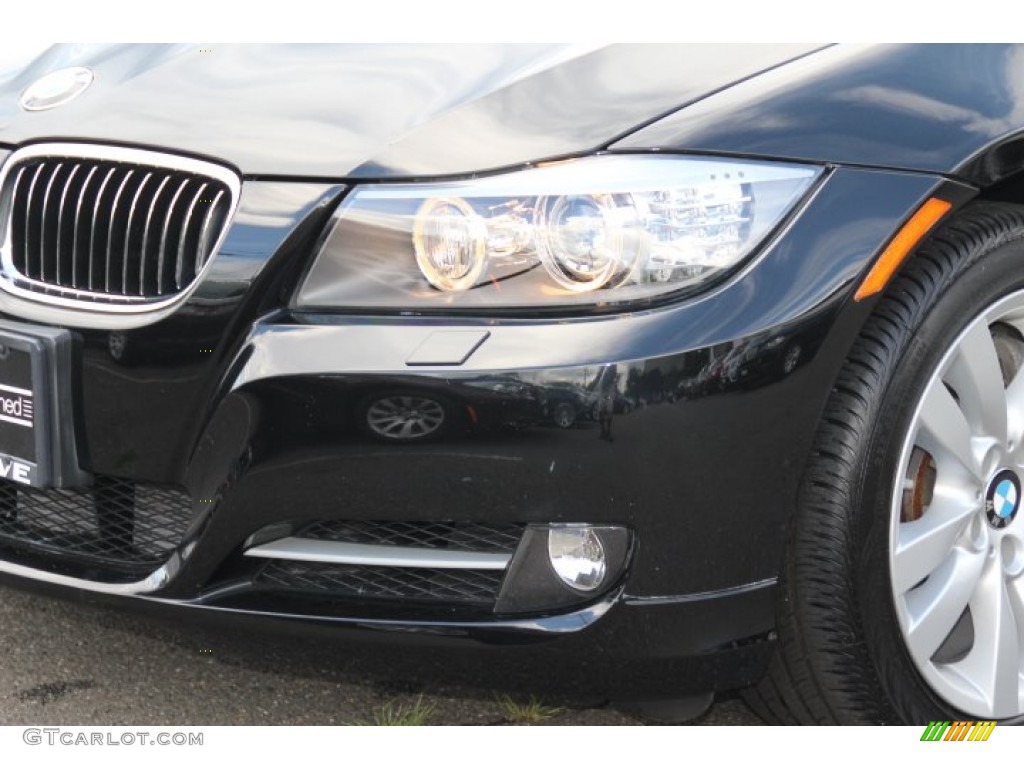 2011 3 Series 335i xDrive Sedan - Jet Black / Oyster/Black Dakota Leather photo #30