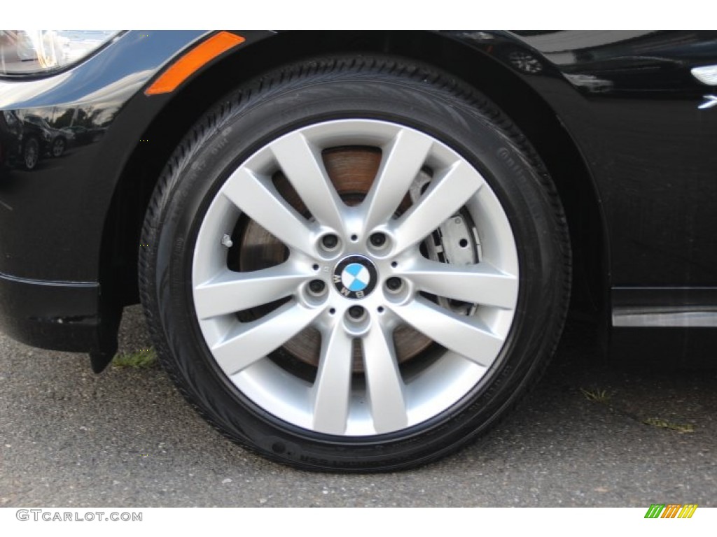 2011 3 Series 335i xDrive Sedan - Jet Black / Oyster/Black Dakota Leather photo #31