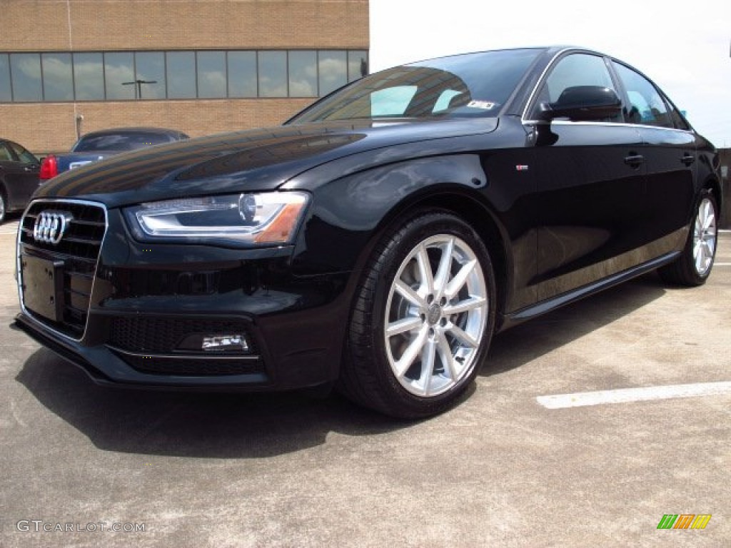 Brilliant Black 2014 Audi A4 2.0T quattro Sedan Exterior Photo #83754898