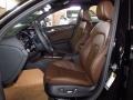 Chestnut Brown/Black Interior Photo for 2014 Audi A4 #83755066