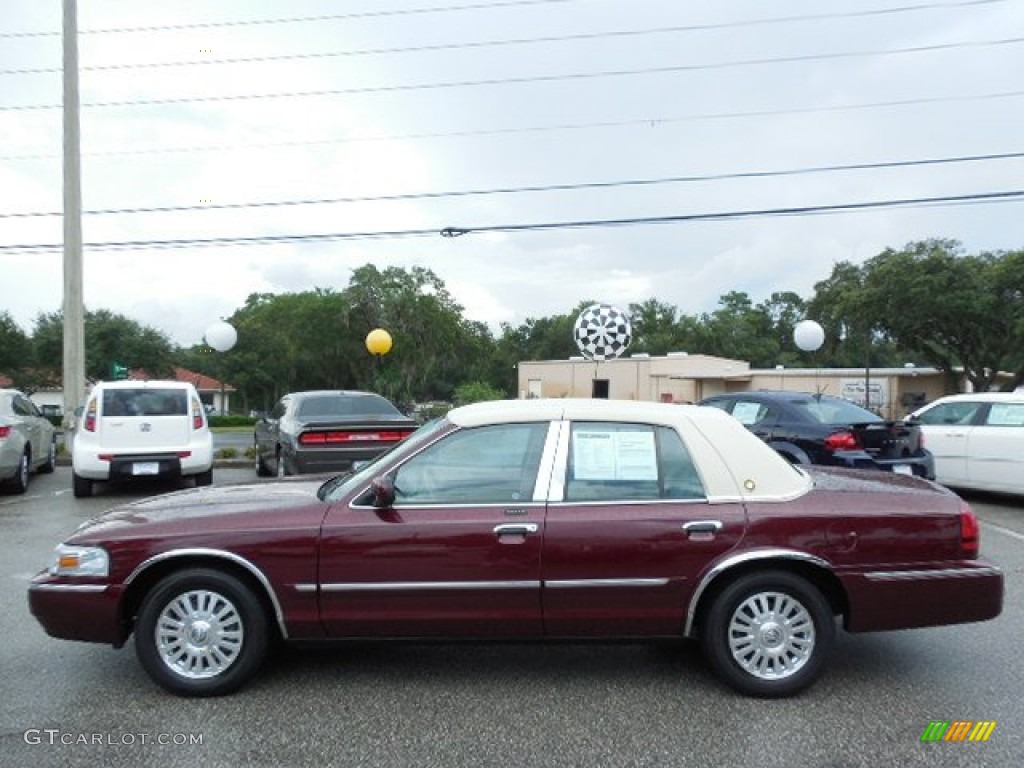 2006 Grand Marquis LS - Dark Toreador Red Metallic / Light Camel photo #2