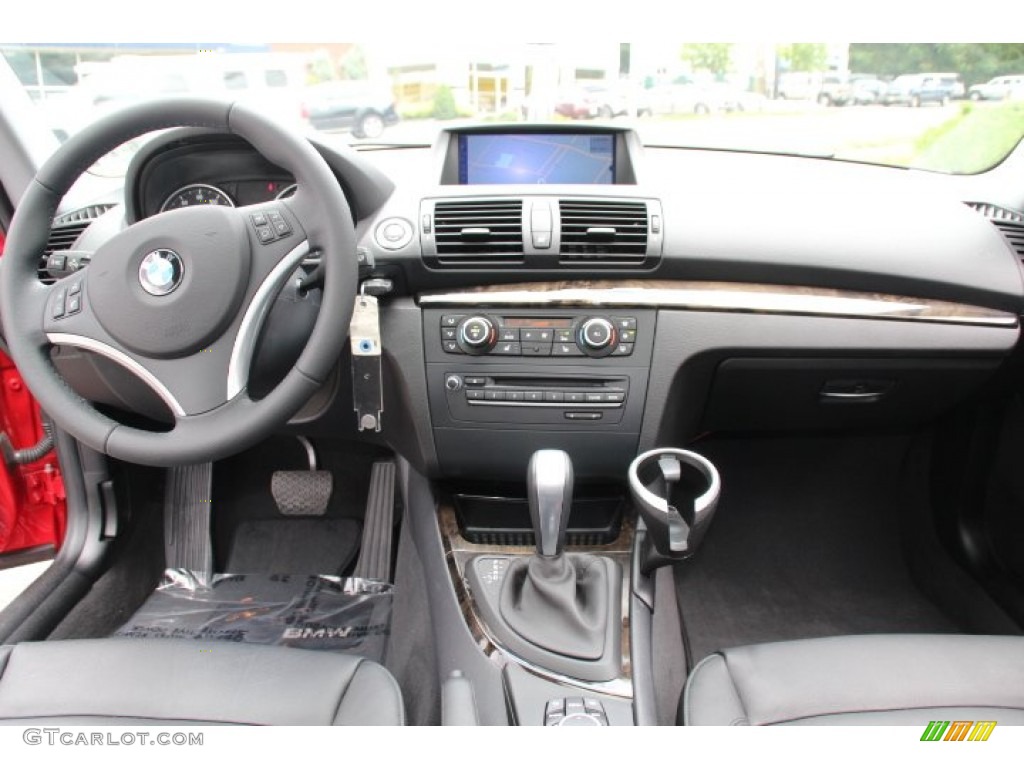 2011 1 Series 128i Coupe - Crimson Red / Black photo #12
