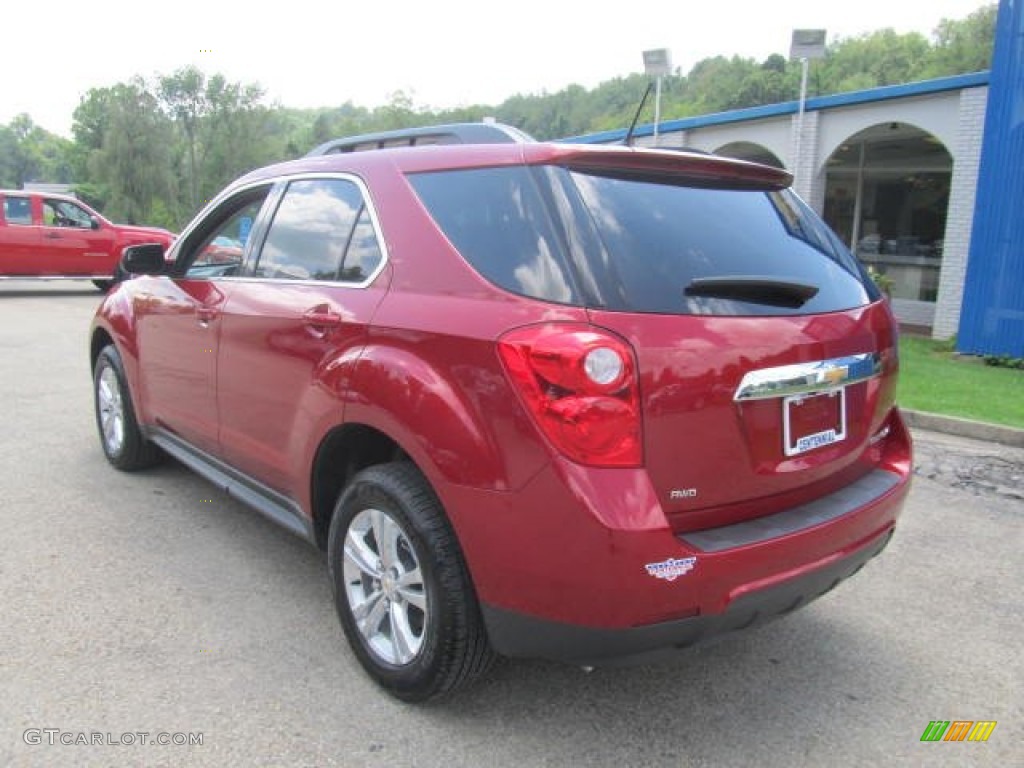2013 Equinox LT AWD - Crystal Red Tintcoat / Jet Black photo #4