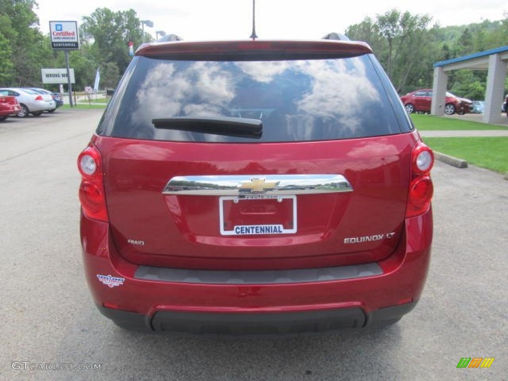 2013 Equinox LT AWD - Crystal Red Tintcoat / Jet Black photo #5