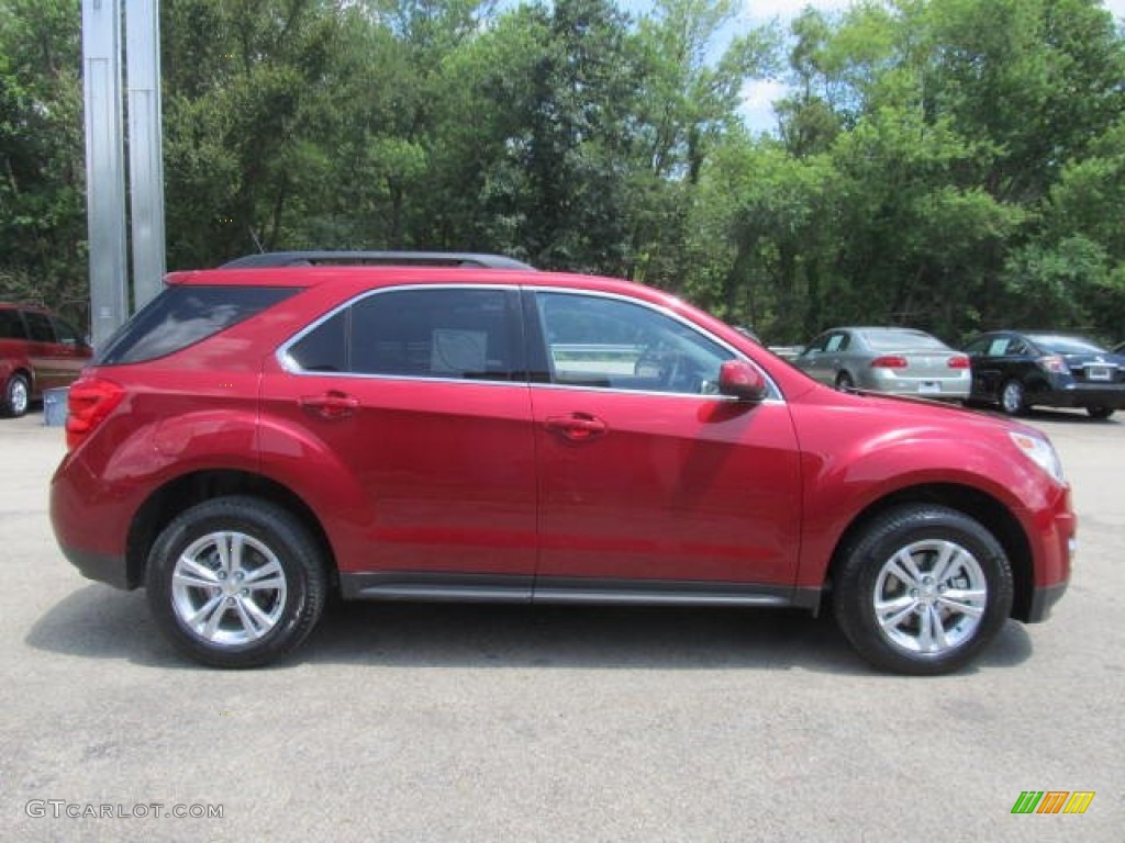 2013 Equinox LT AWD - Crystal Red Tintcoat / Jet Black photo #8