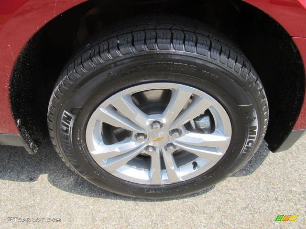 2013 Equinox LT AWD - Crystal Red Tintcoat / Jet Black photo #9