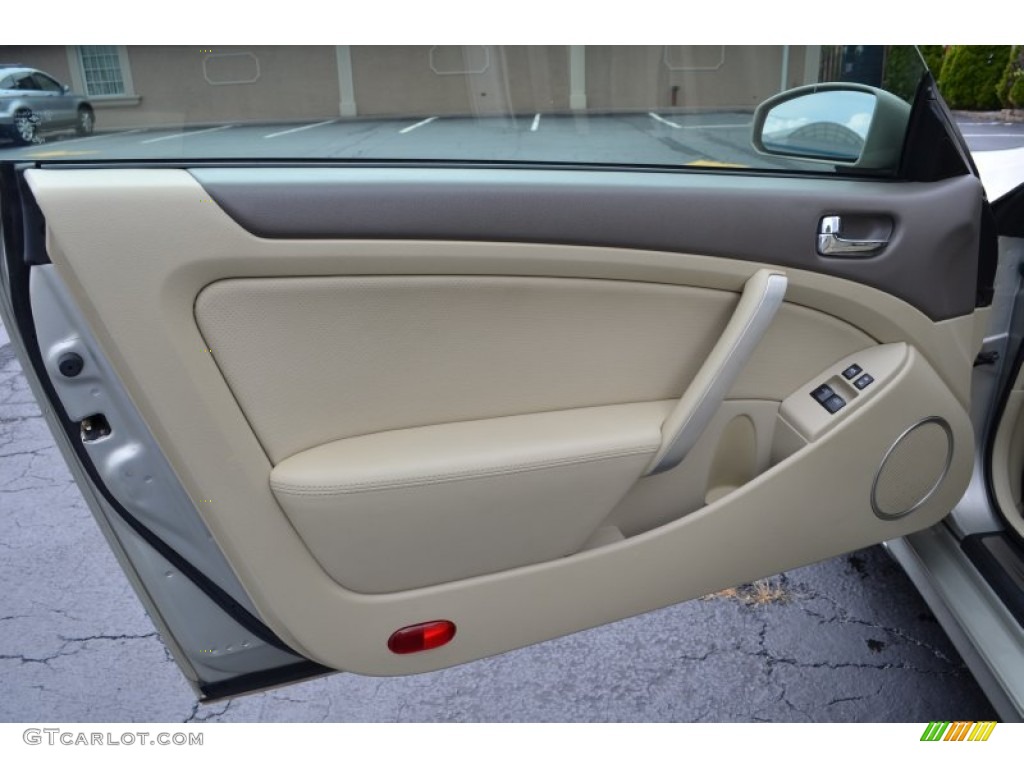 2007 Infiniti G 35 Coupe Wheat Beige Door Panel Photo #83755984