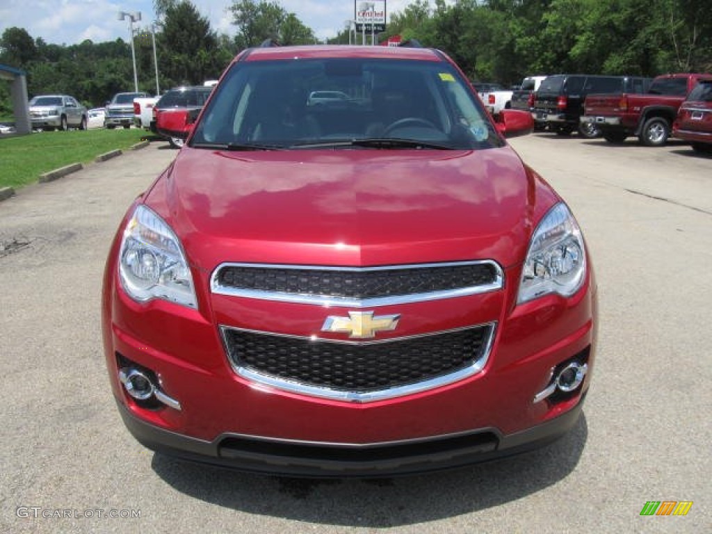 2013 Equinox LT AWD - Crystal Red Tintcoat / Jet Black photo #11