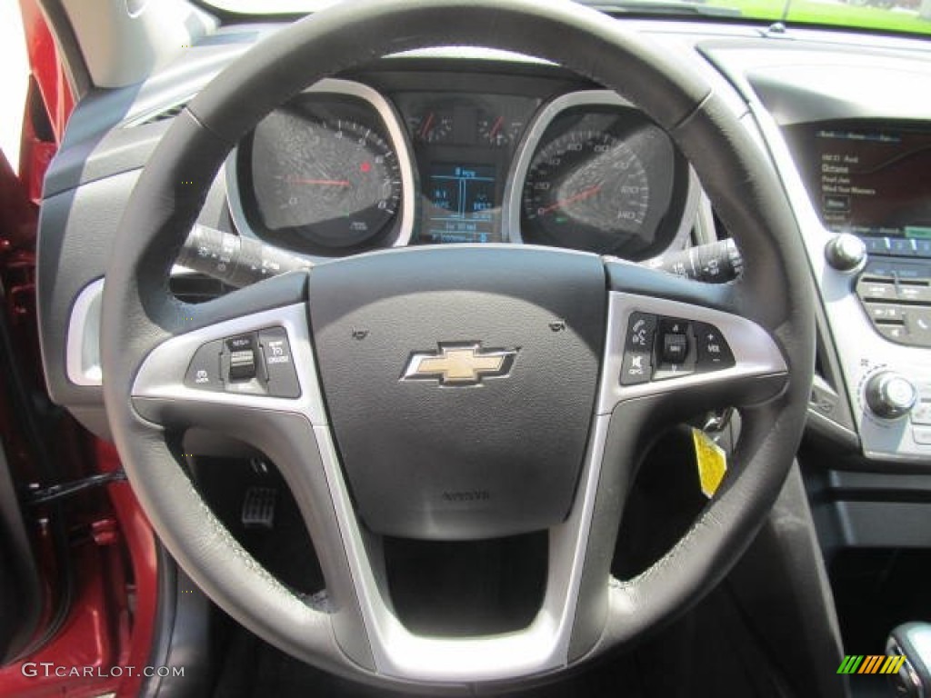 2013 Equinox LT AWD - Crystal Red Tintcoat / Jet Black photo #16