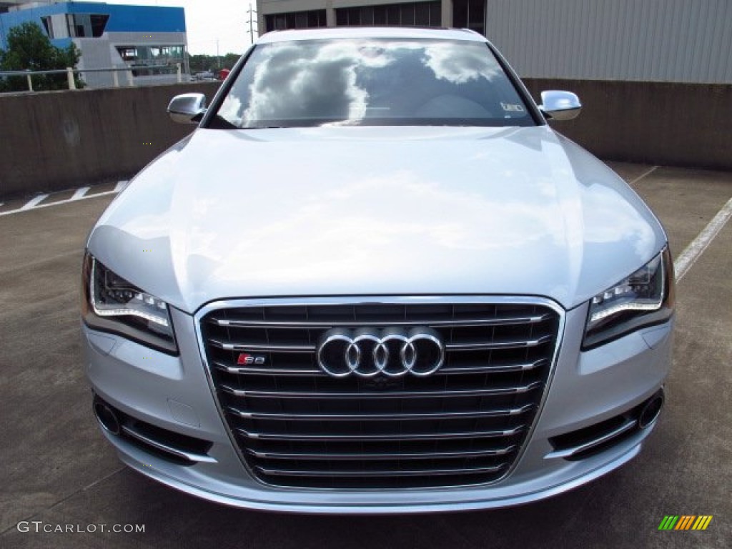 Ice Silver Metallic 2014 Audi S8 quattro S Exterior Photo #83756524