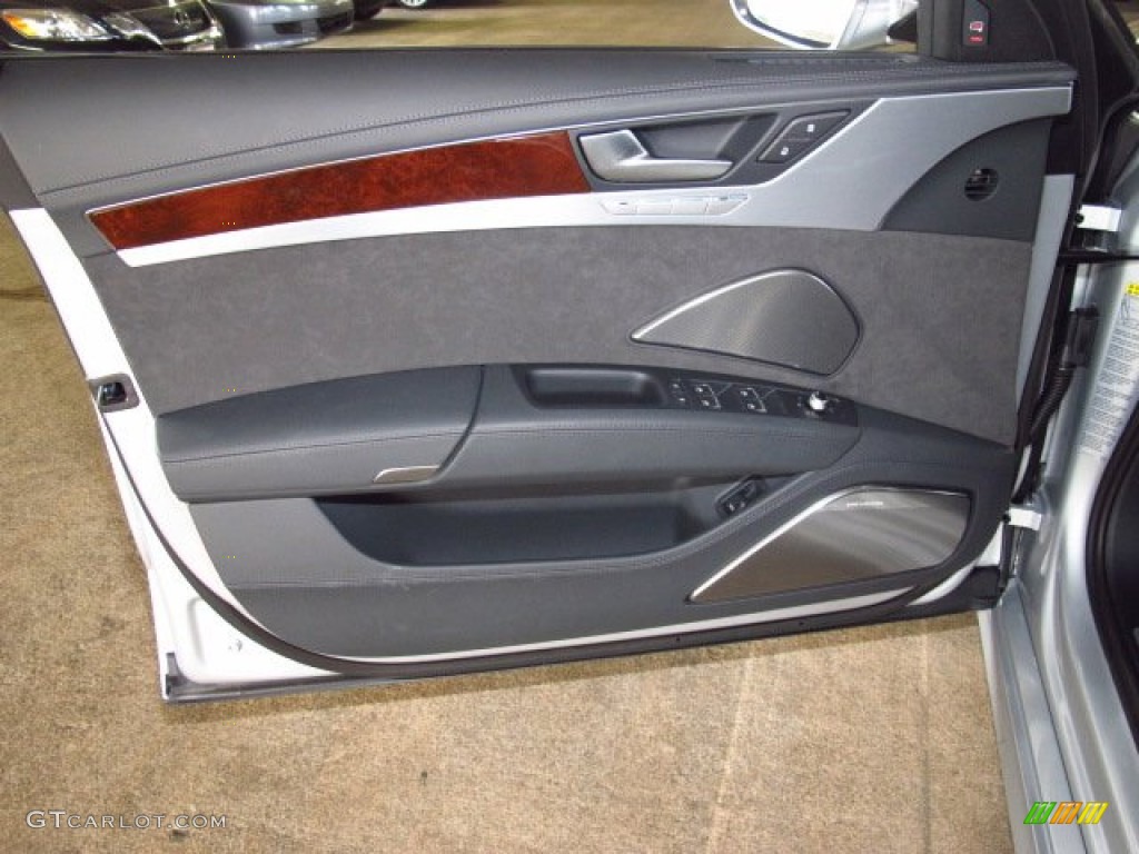 2014 Audi S8 quattro S Black Door Panel Photo #83756680