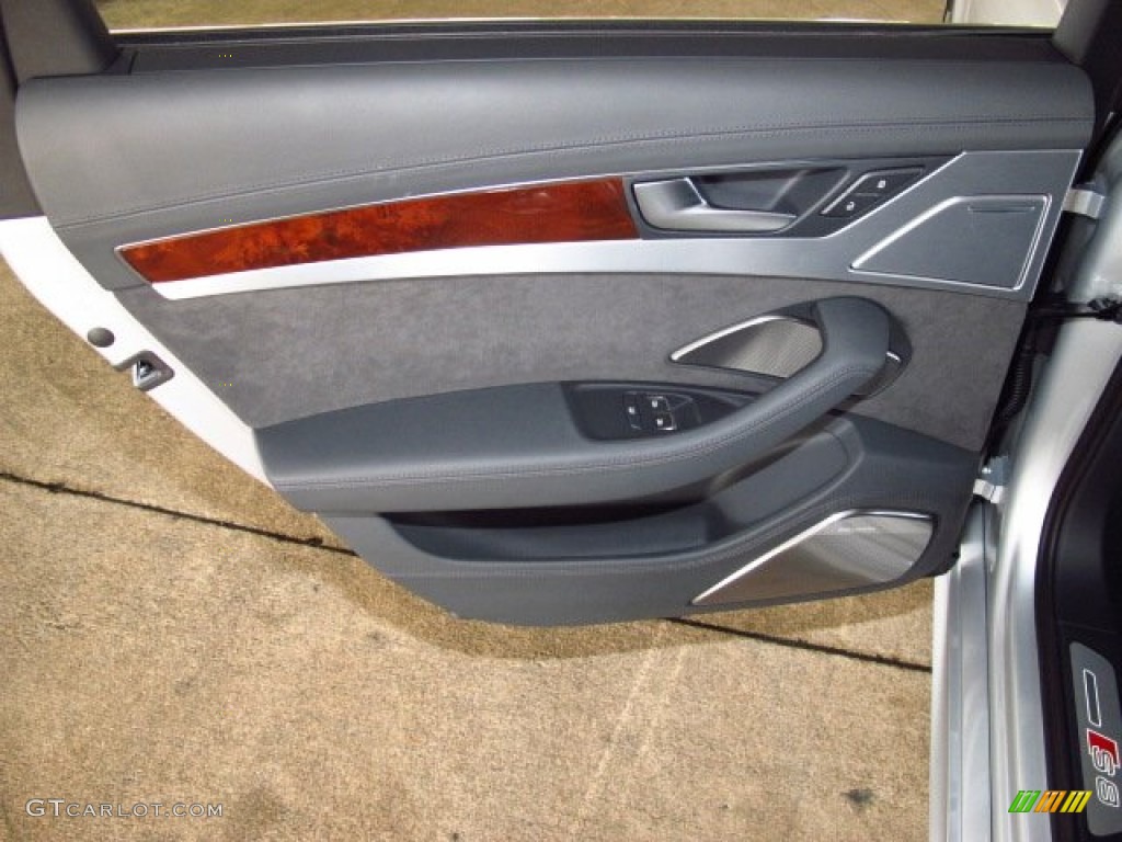 2014 Audi S8 quattro S Black Door Panel Photo #83756725