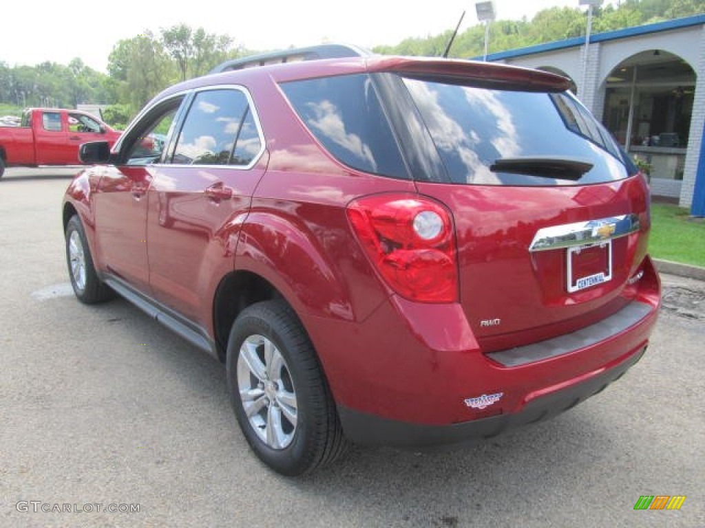 2013 Equinox LT AWD - Crystal Red Tintcoat / Jet Black photo #4