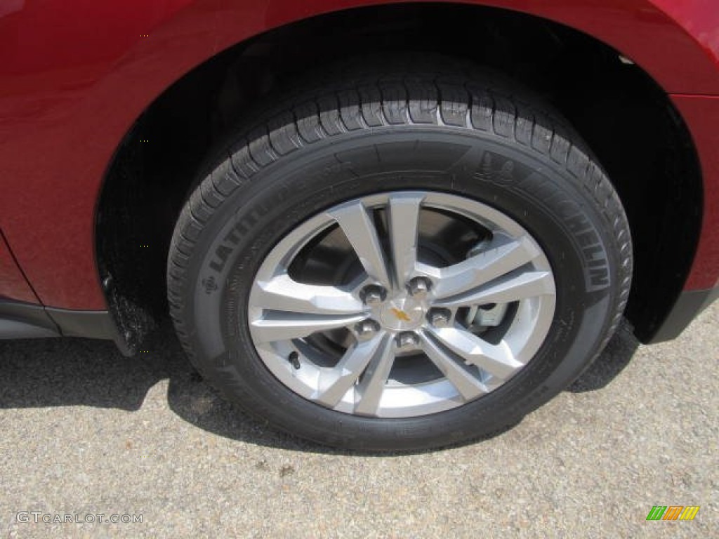 2013 Equinox LT AWD - Crystal Red Tintcoat / Jet Black photo #9