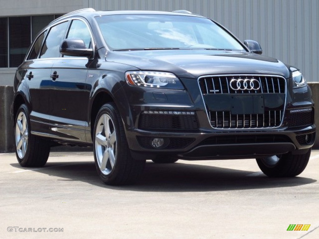 Orca Black Metallic 2014 Audi Q7 3.0 TFSI quattro Exterior Photo #83757355