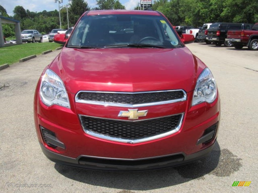 2013 Equinox LT AWD - Crystal Red Tintcoat / Jet Black photo #11