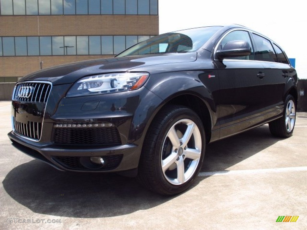Orca Black Metallic 2014 Audi Q7 3.0 TFSI quattro Exterior Photo #83757466