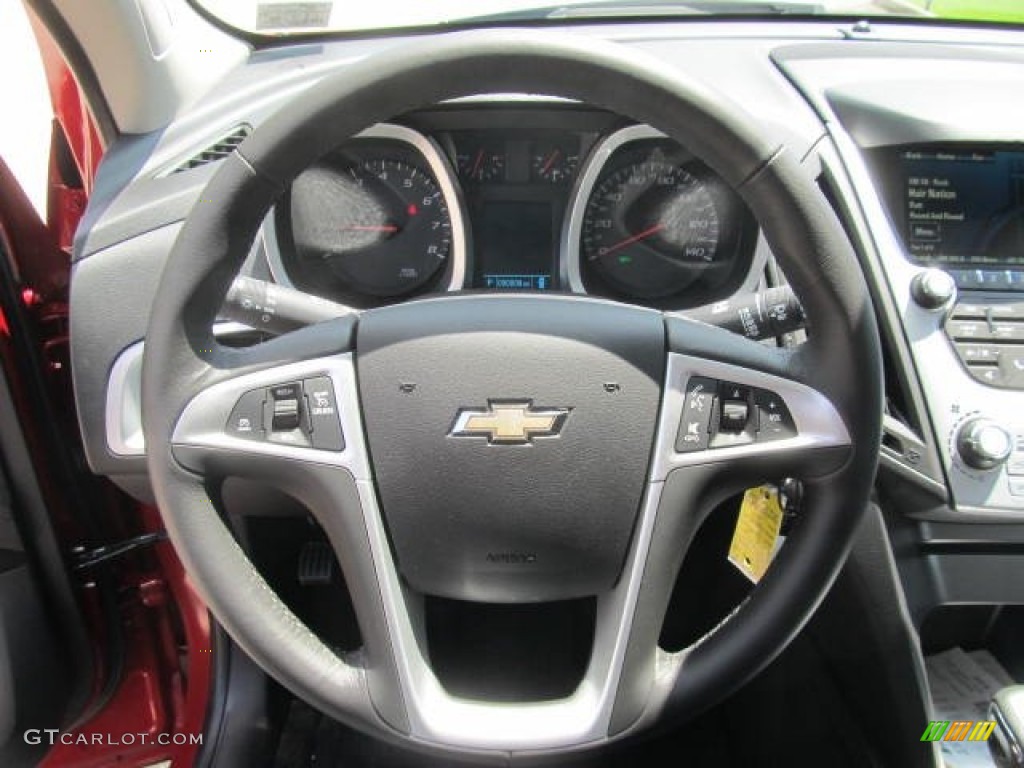 2013 Equinox LT AWD - Crystal Red Tintcoat / Jet Black photo #15