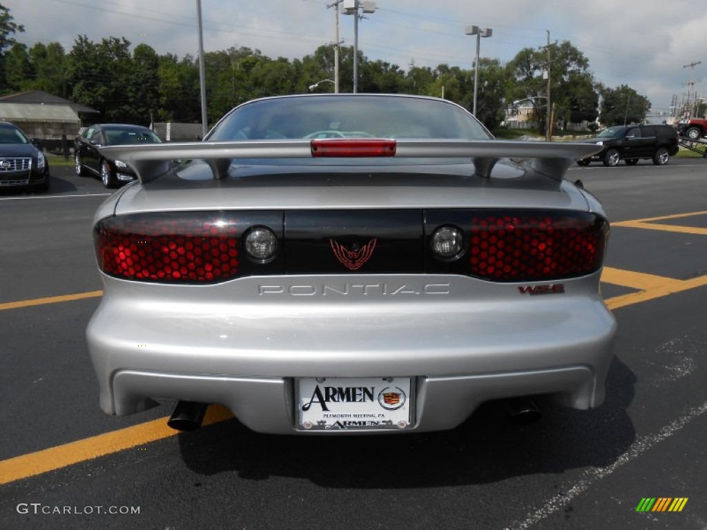 2000 Firebird Trans Am WS-6 Coupe - Bright Silver Metallic / Ebony photo #6