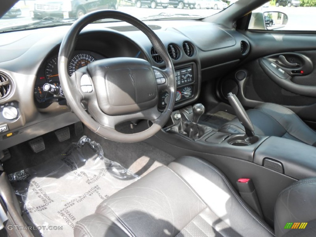 Ebony Interior 2000 Pontiac Firebird Trans Am WS-6 Coupe Photo #83759065