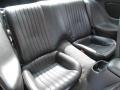 2000 Pontiac Firebird Ebony Interior Rear Seat Photo