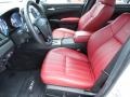 Black/Red 2013 Chrysler 300 S V8 Interior Color