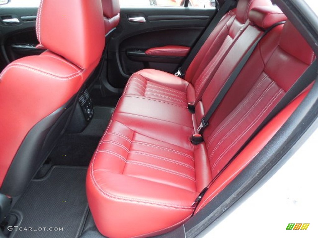 Black/Red Interior 2013 Chrysler 300 S V8 Photo #83759608