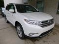 2013 Blizzard White Pearl Toyota Highlander Limited 4WD  photo #7