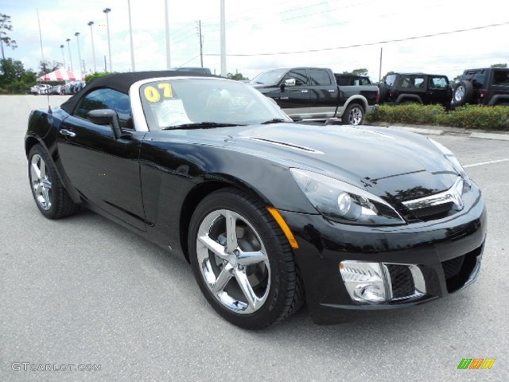 Black Onyx 2007 Saturn Sky Red Line Roadster Exterior Photo #83761099
