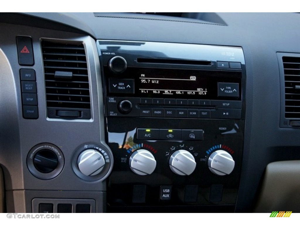 2013 Tundra SR5 TRD Double Cab 4x4 - Black / Sand Beige photo #6