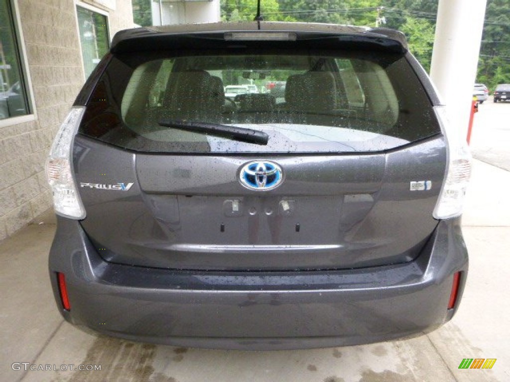 2013 Prius v Two Hybrid - Magnetic Gray Metallic / Dark Gray photo #3
