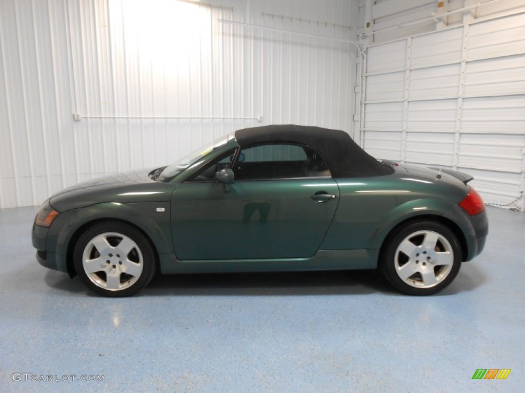 2001 TT 1.8T quattro Roadster - Desert Green Pearl / Aviator Grey photo #1