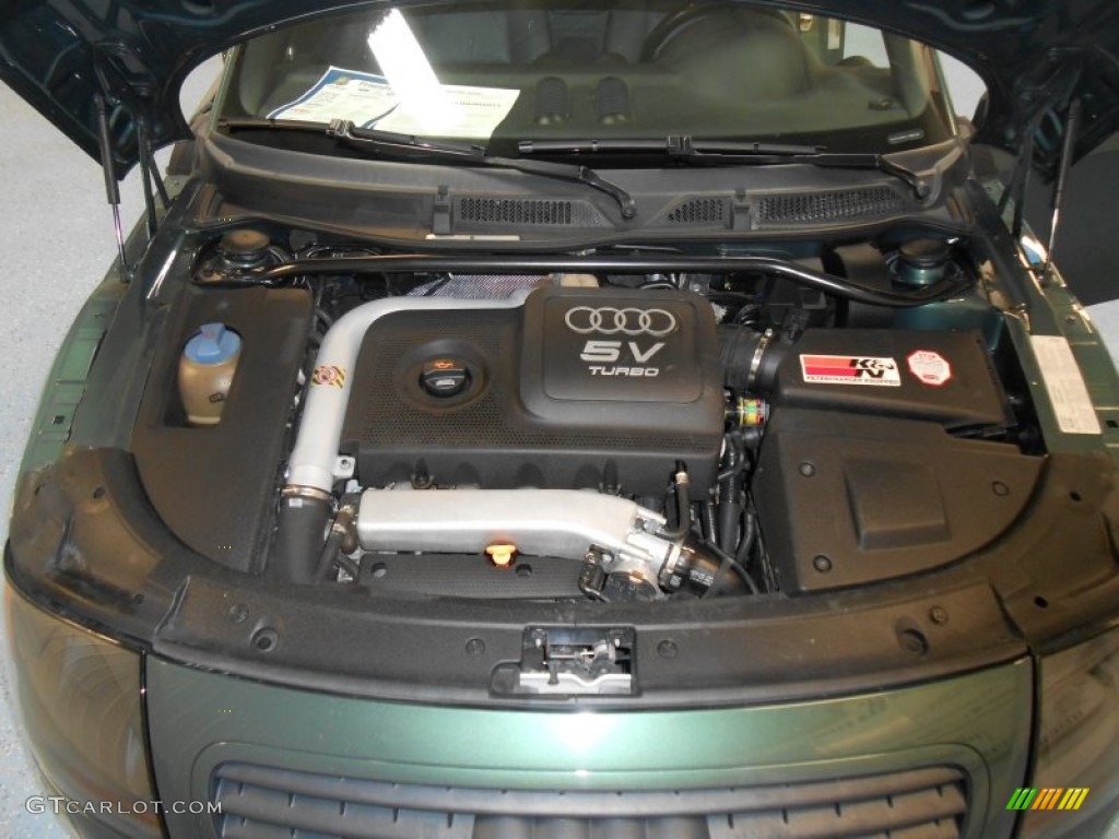 2001 TT 1.8T quattro Roadster - Desert Green Pearl / Aviator Grey photo #9