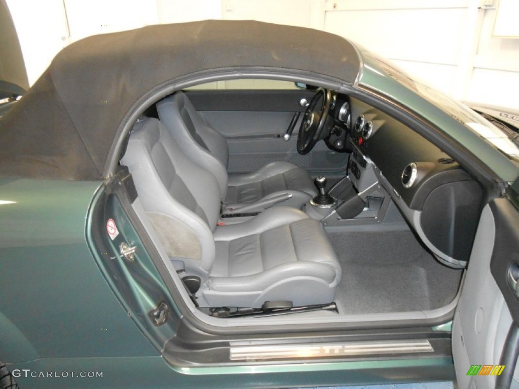 2001 TT 1.8T quattro Roadster - Desert Green Pearl / Aviator Grey photo #14