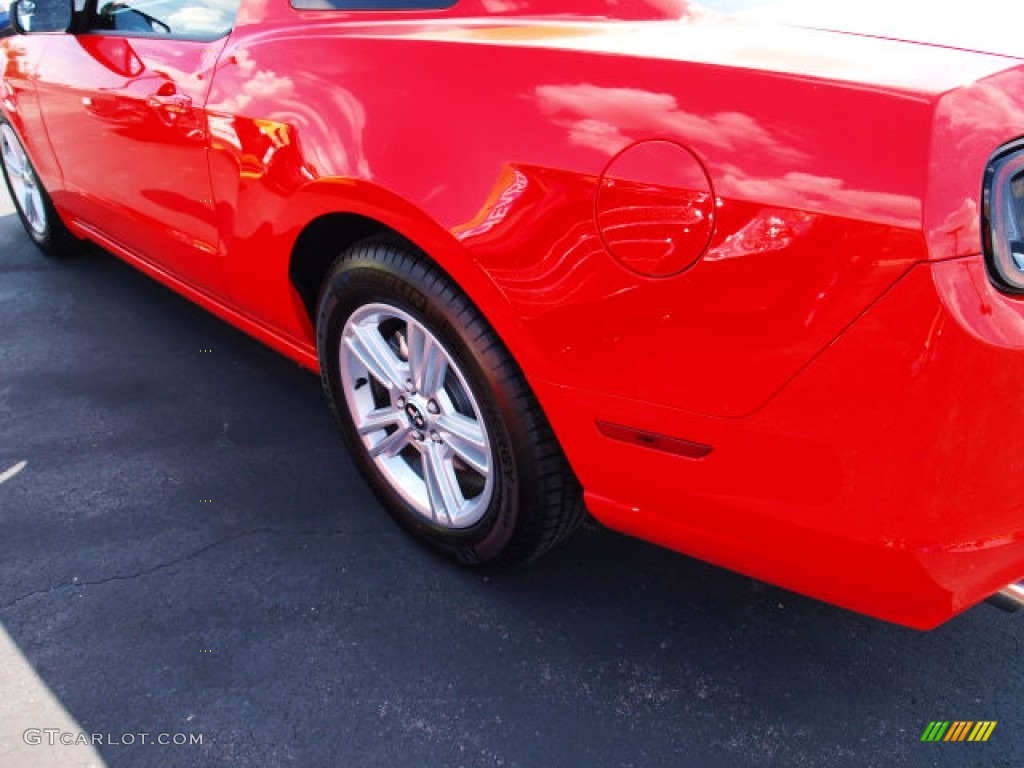 2013 Mustang V6 Coupe - Race Red / Charcoal Black photo #4
