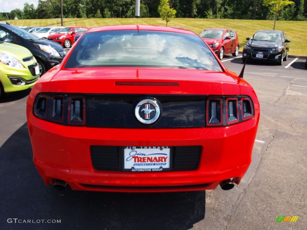 2013 Mustang V6 Coupe - Race Red / Charcoal Black photo #6