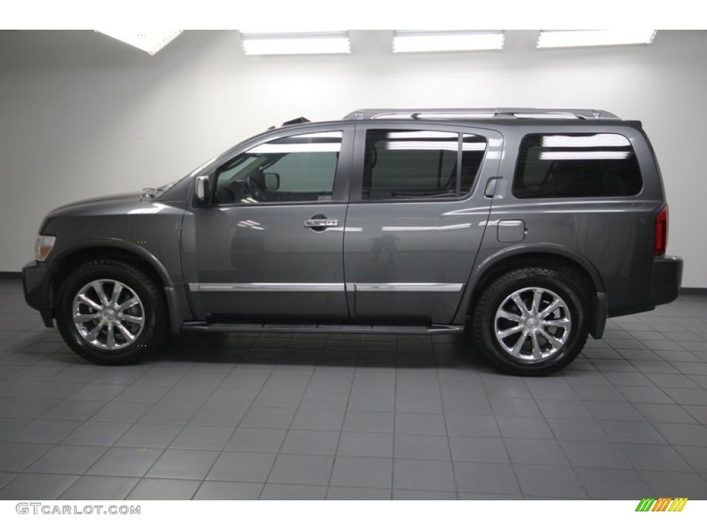 2010 QX 56 - Silver Graphite / Graphite photo #2