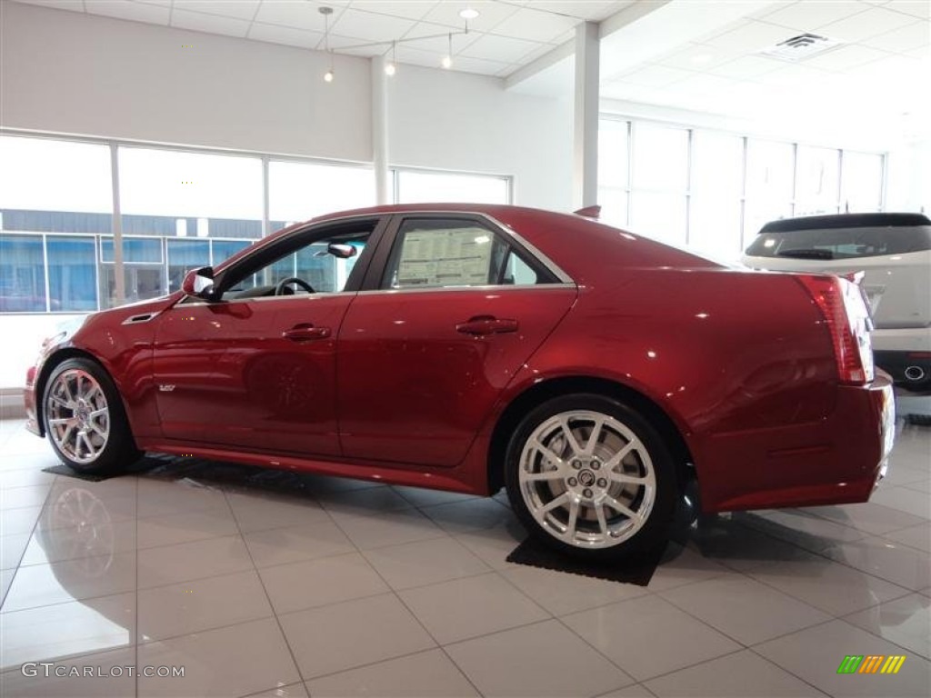 Red Obsession Tintcoat 2014 Cadillac CTS -V Sedan Exterior Photo #83763739