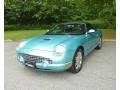 2002 Thunderbird Blue Ford Thunderbird Deluxe Roadster  photo #3