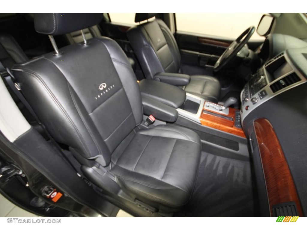 2010 QX 56 - Silver Graphite / Graphite photo #50