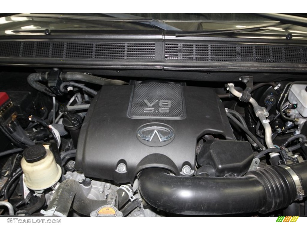 2010 QX 56 - Silver Graphite / Graphite photo #54
