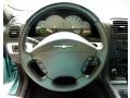2002 Ford Thunderbird Midnight Black Interior Steering Wheel Photo