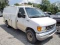 Oxford White 2004 Ford E Series Cutaway E350 Commercial Utility Truck