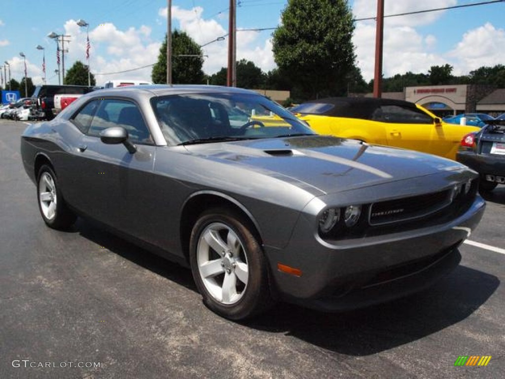 2012 Challenger SXT - Tungsten Metallic / Dark Slate Gray photo #2