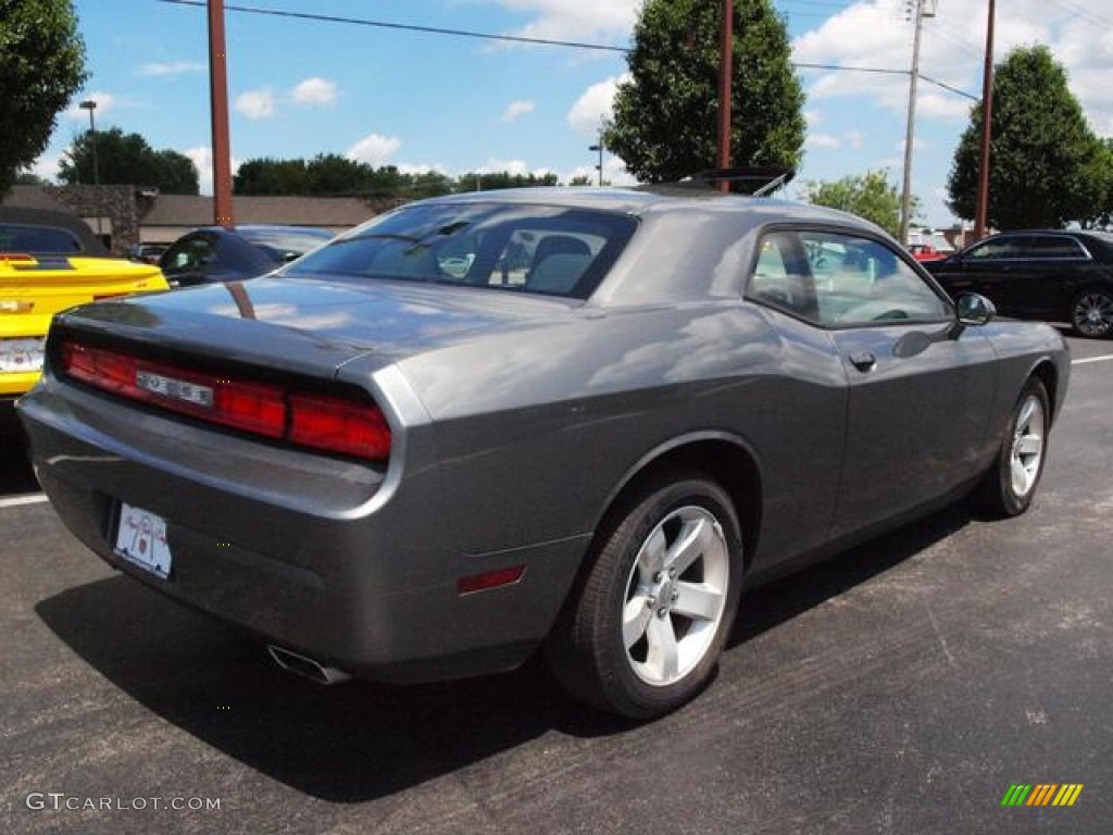 2012 Challenger SXT - Tungsten Metallic / Dark Slate Gray photo #3