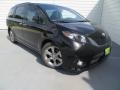 Black 2013 Toyota Sienna SE